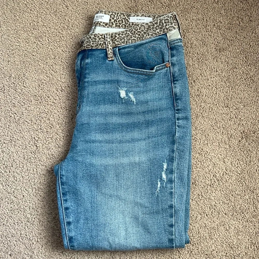 Judy Blue Camo and Leopard Jeans - Picture 1 of 10